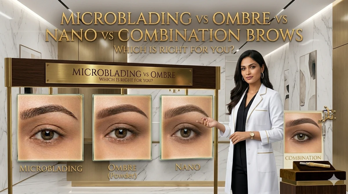 Microblading vs Ombre vs Nano vs Combination Brows: Which Is Right for You? (Bengaluru)