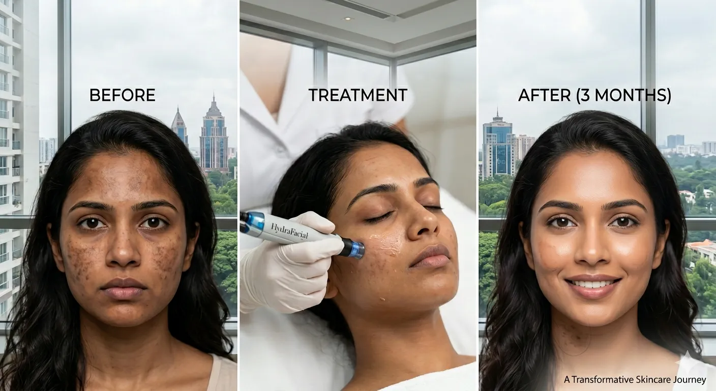 Dark Spots and Uneven Skin Tone in Bengaluru? How Monthly HydraFacials Fade Hyperpigmentation